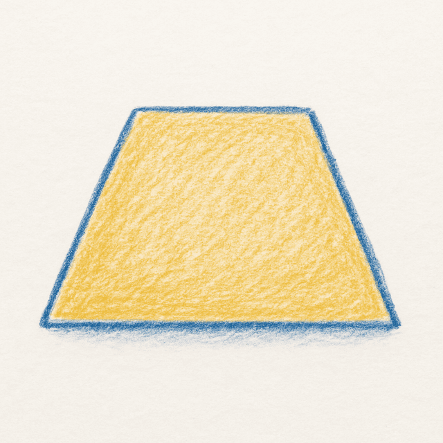 Clue 4: trapezoid