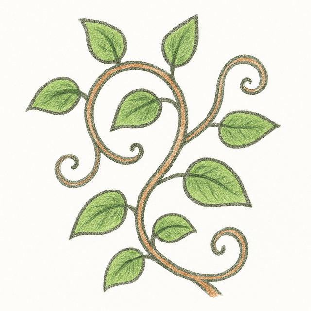 Clue 1: vines