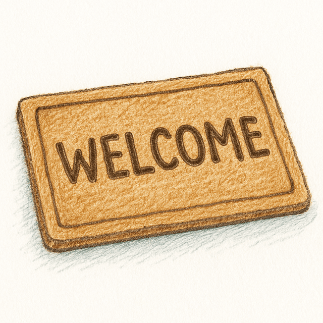 Clue 4: welcome-mat