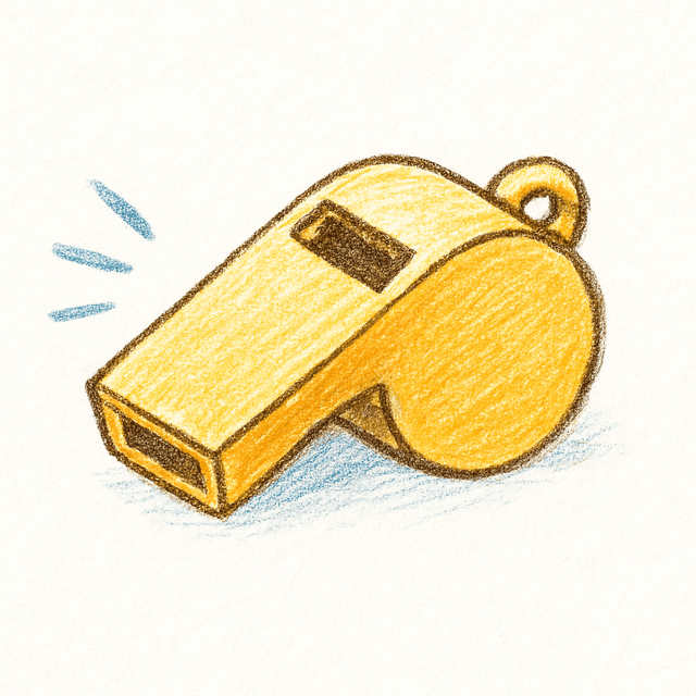 Clue 4: whistle