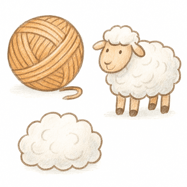 Clue 1: wool