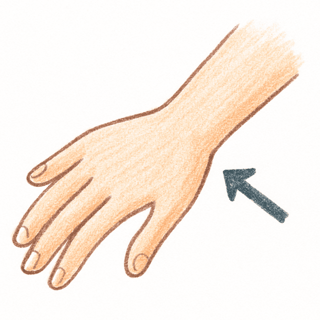 Clue 1: wrist