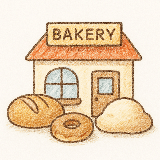 Solution drawing: bakery