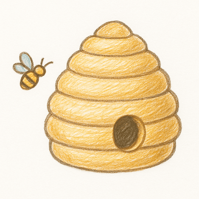 Solution drawing: beehive