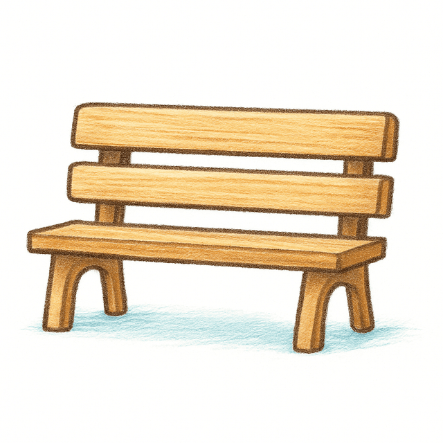 Solution drawing: bench