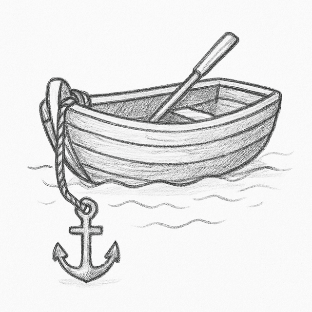 Solution drawing: boat