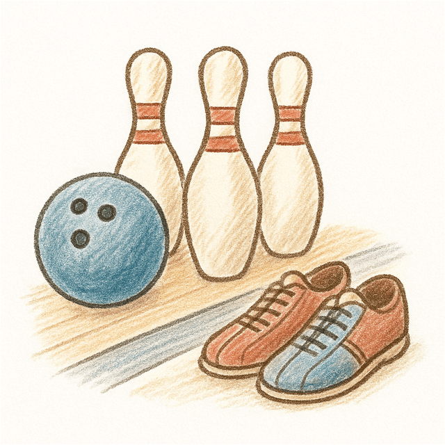 Solution drawing: bowling