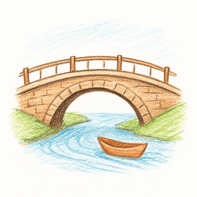 Solution drawing: bridge