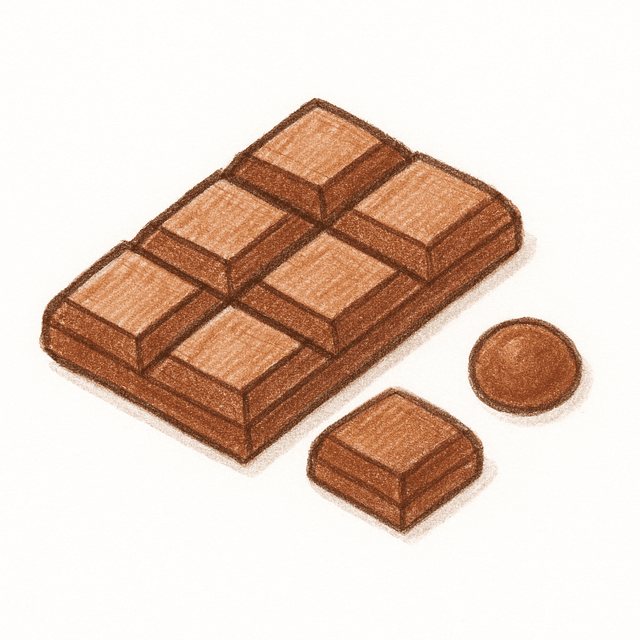 Solution drawing: chocolate
