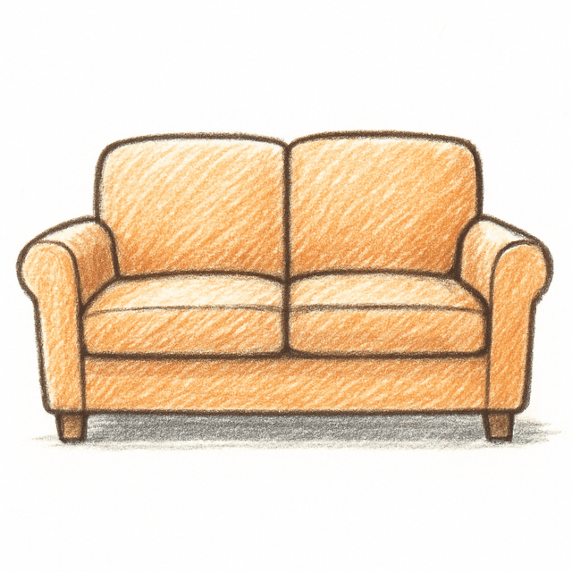 Solution drawing: couch