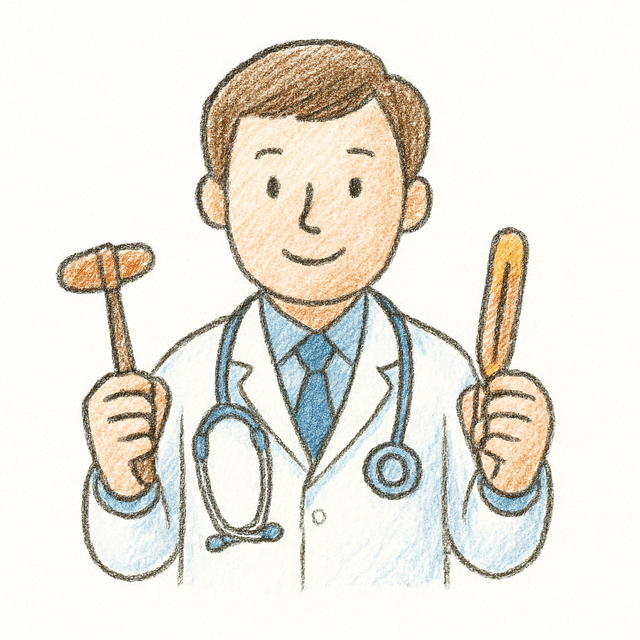 Solution drawing: doctor