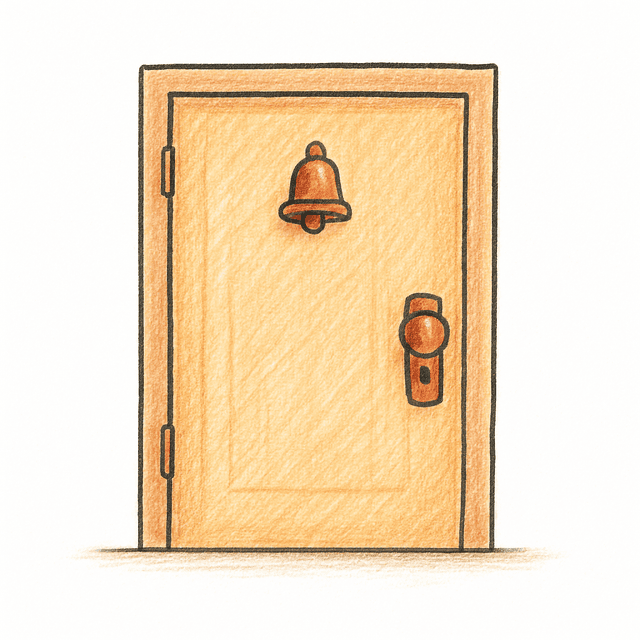 Solution drawing: door