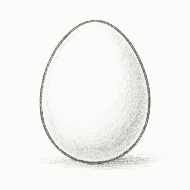 Solution drawing: egg
