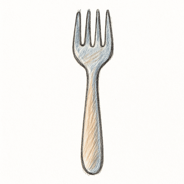 Solution drawing: fork