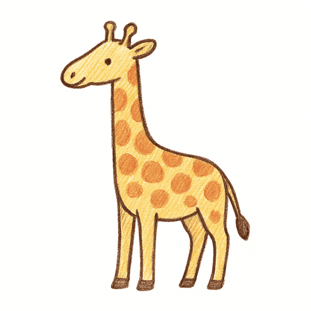 Solution drawing: giraffe