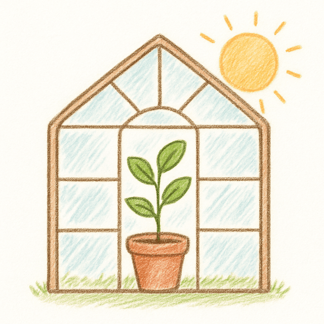 Solution drawing: greenhouse