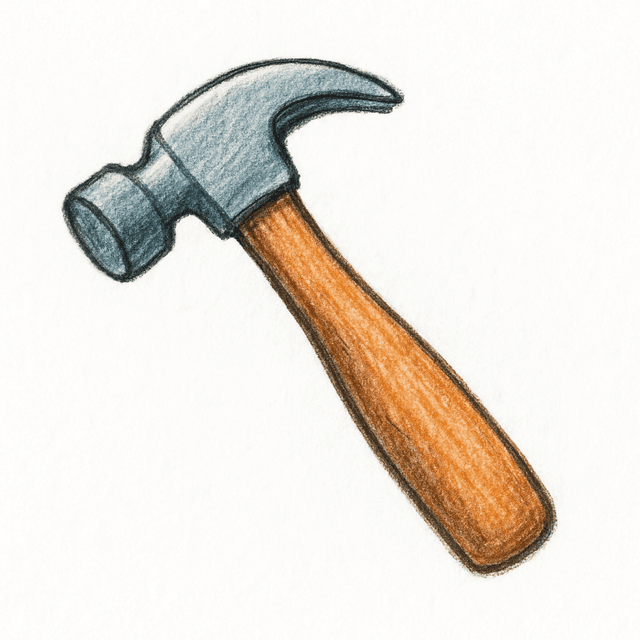 Solution drawing: hammer