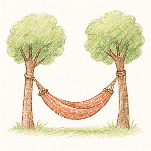 Solution drawing: hammock