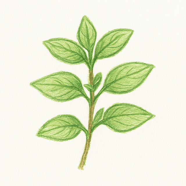 Solution drawing: herb