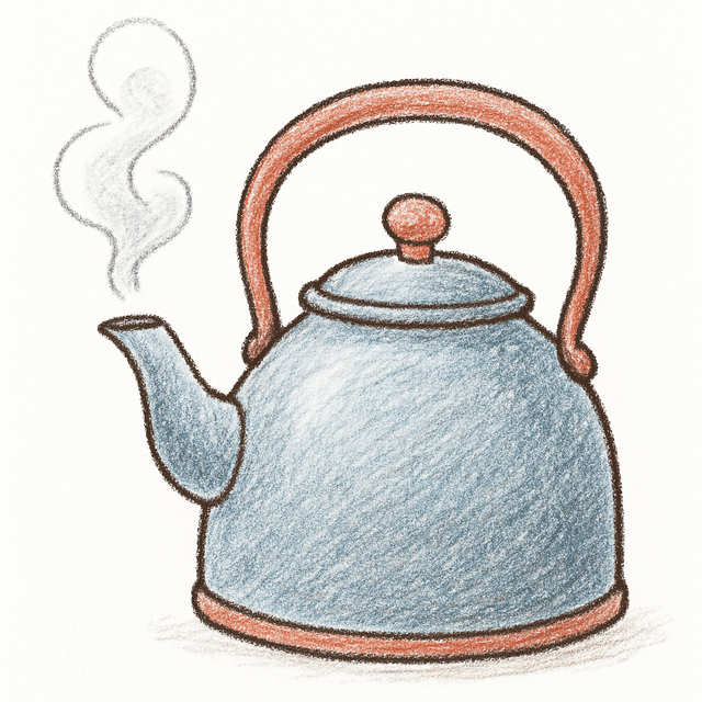 Solution drawing: kettle