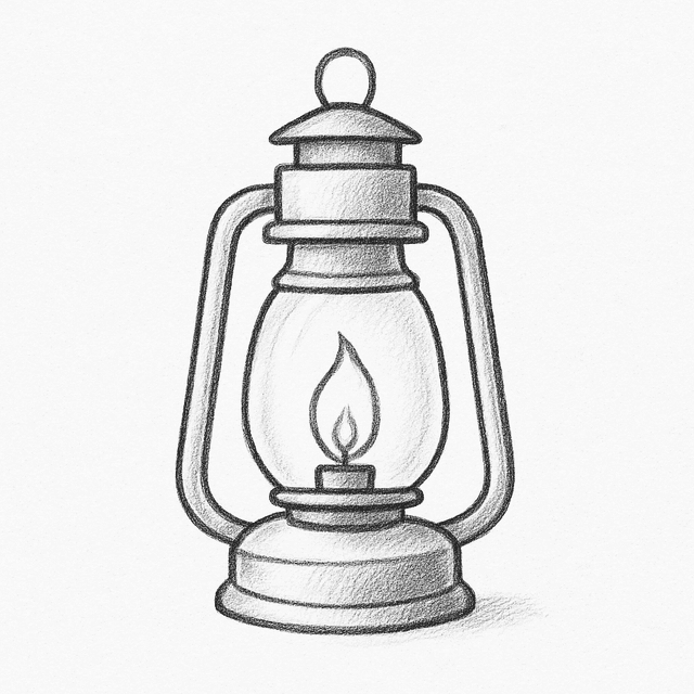Solution drawing: lantern