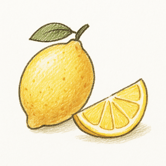 Solution drawing: lemon