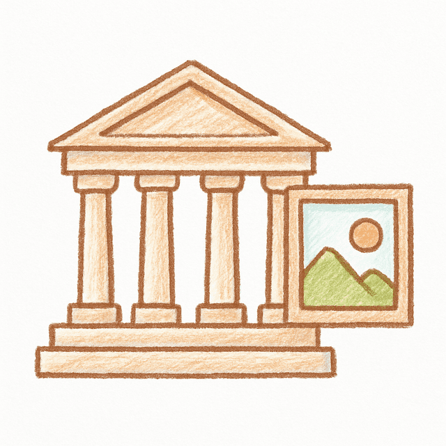 Solution drawing: museum