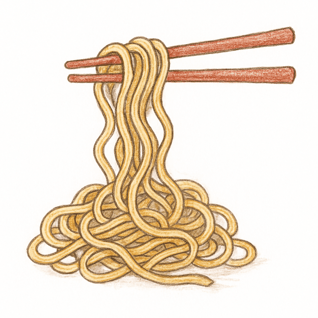 Solution drawing: noodle