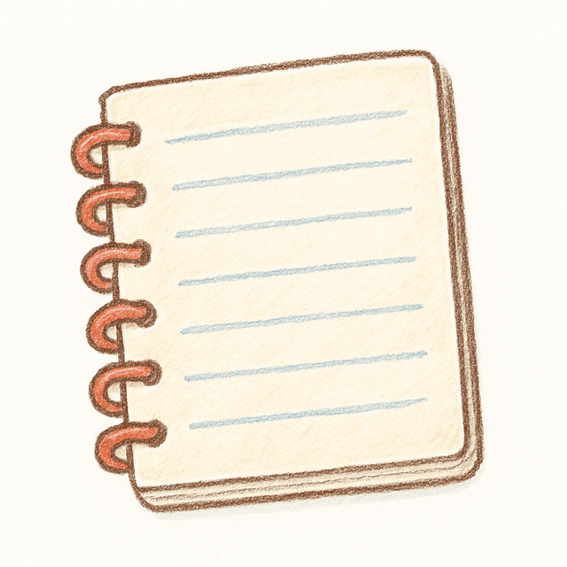 Solution drawing: notebook