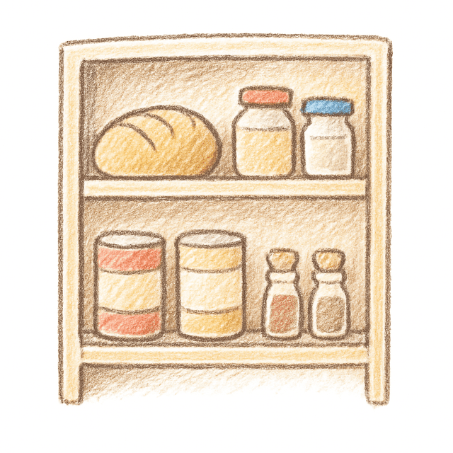 Solution drawing: pantry