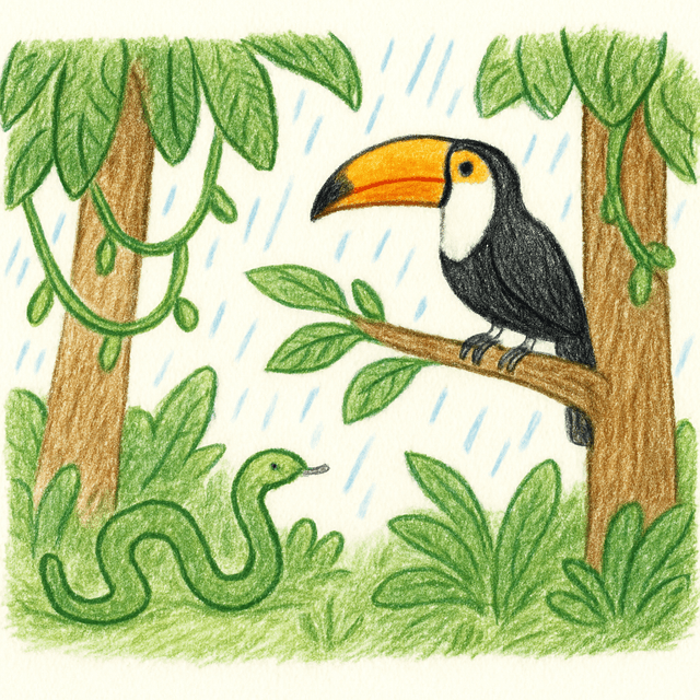 Solution drawing: rainforest