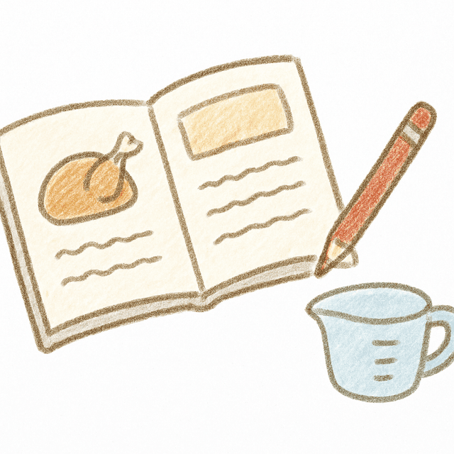 Solution drawing: recipe