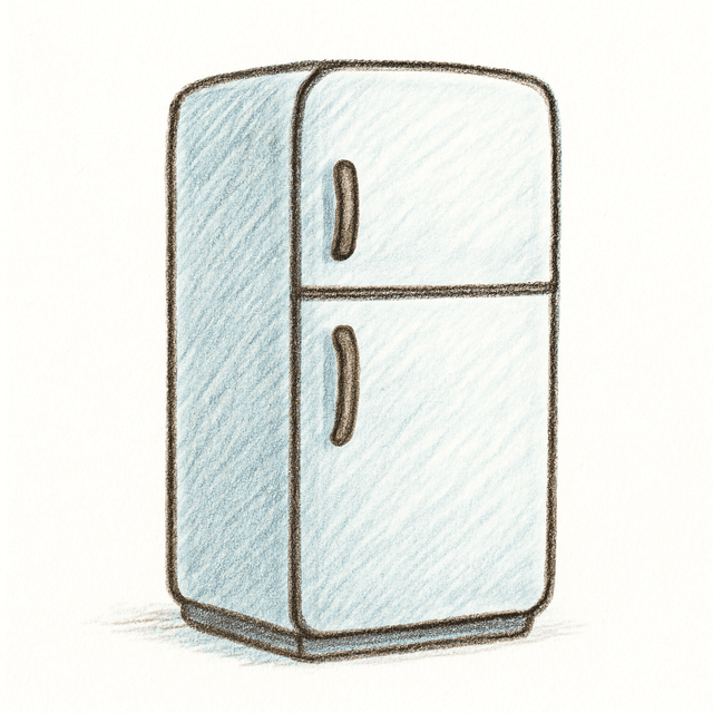 Solution drawing: refrigerator