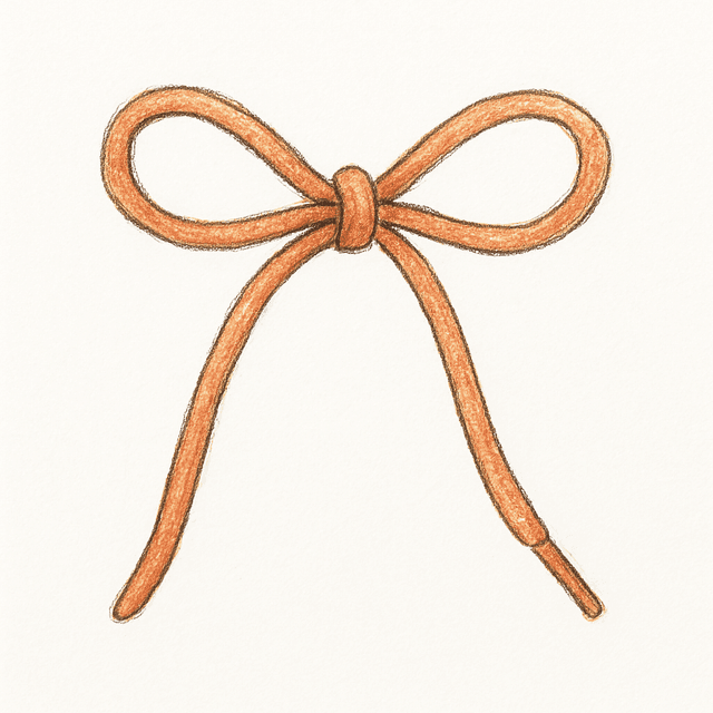 Solution drawing: shoelace
