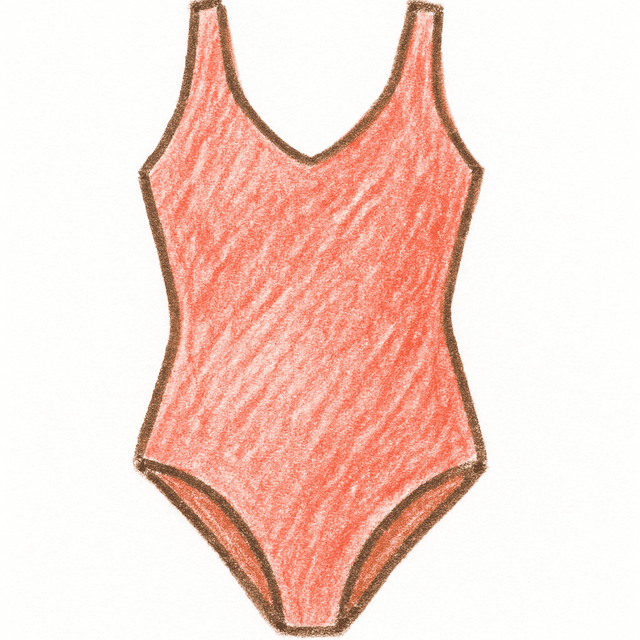 Solution drawing: swimsuit
